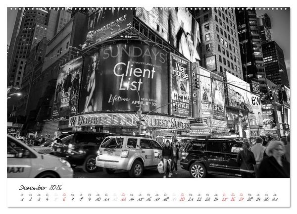 Produktbild: New York &ndash; The Big Apple (hochwertiger Premium Wandkalender 2026 DIN A2 quer), Kunstdruck in Hochglanz