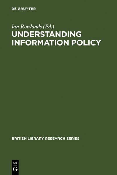 Produktbild: Understanding Information Policy