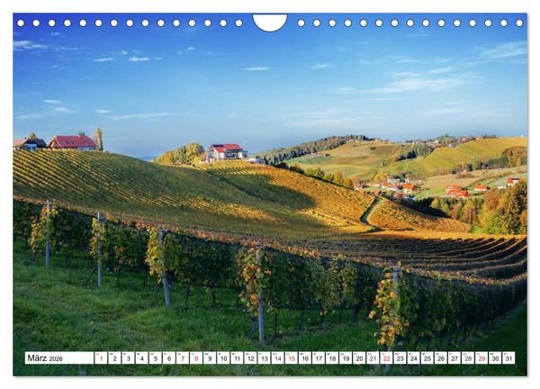 Produktbild: Geliebte Steiermark im Herzen &Ouml;sterreichs (Wandkalender 2026 DIN A4 quer), CALVENDO Monatskalender