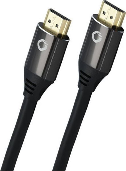 Oehlbach HDMI Anschlusskabel HDMI-A Stecker, HDMI-A Stecker 3.00 m Schwarz D1C92495 8K UHD, vergoldete Steckkontakte HDMI-Kabel