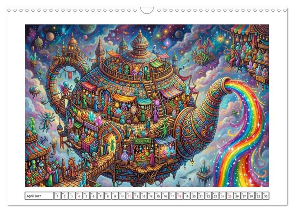 Produktbild: Surreale Traumzufluchten (Wandkalender 2027 DIN A3 quer), CALVENDO Monatskalender