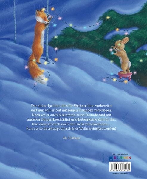 Produktbild: Der kleine Igel und der turbulente Weihnachtstag