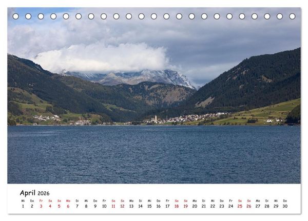 Produktbild: Zwischen Gipfeln und Geschichte - Der Vinschgau in Bildern (Tischkalender 2026 DIN A5 quer), CALVENDO Monatskalender