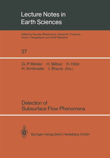 Produktbild: Detection of Subsurface Flow Phenomena
