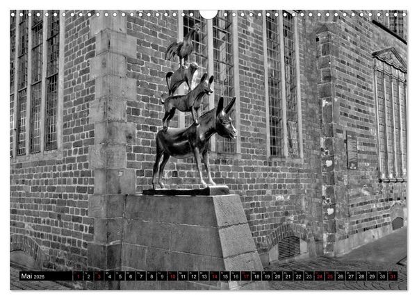 Produktbild: Historisches Bremen (Wandkalender 2026 DIN A3 quer), CALVENDO Monatskalender