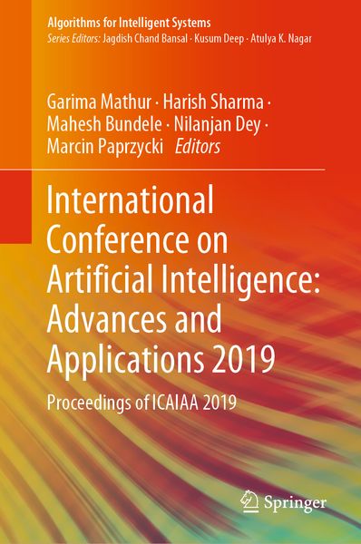 Produktbild: International Conference on Artificial Intelligence: Advances and Applications 2019