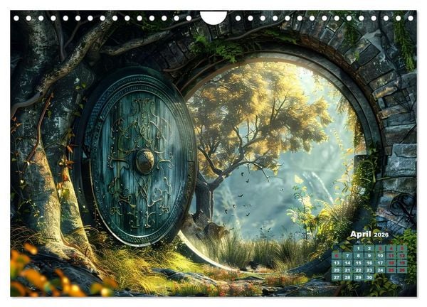Produktbild: T&uuml;ren, die Geschichten erz&auml;hlen (Wandkalender 2026 DIN A4 quer), CALVENDO Monatskalender