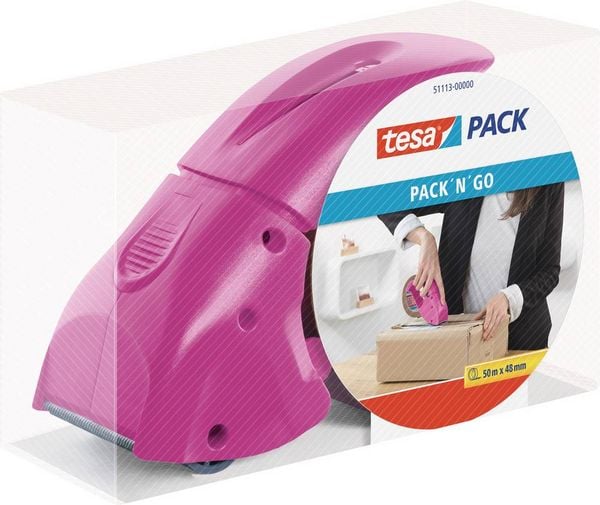 Produktbild: Handabroller tesapack Pack'n Go, pink