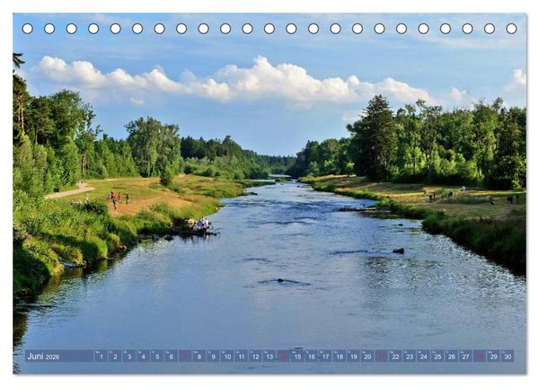 Produktbild: Augsburg - Stadt des Wassers zwischen Lech und Wertach (Tischkalender 2026 DIN A5 quer), CALVENDO Monatskalender