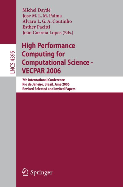 Produktbild: High Performance Computing for Computational Science - VECPAR 2006