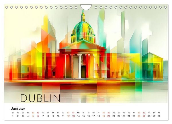 Produktbild: City Colors Europa - Die bunte St&auml;dte Kollektion (Wandkalender 2027 DIN A4 quer), CALVENDO Monatskalender