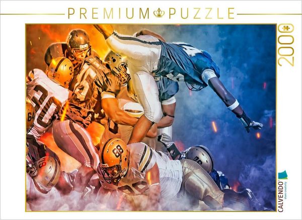 Produktbild: CALVENDO Puzzle American Football | 2000 Teile Lege-Gr&ouml;&szlig;e 90x67cm Foto-Puzzle f&uuml;r gl&uuml;ckliche Stunden