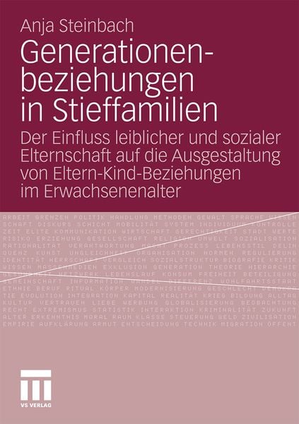 Produktbild: Generationenbeziehungen in Stieffamilien