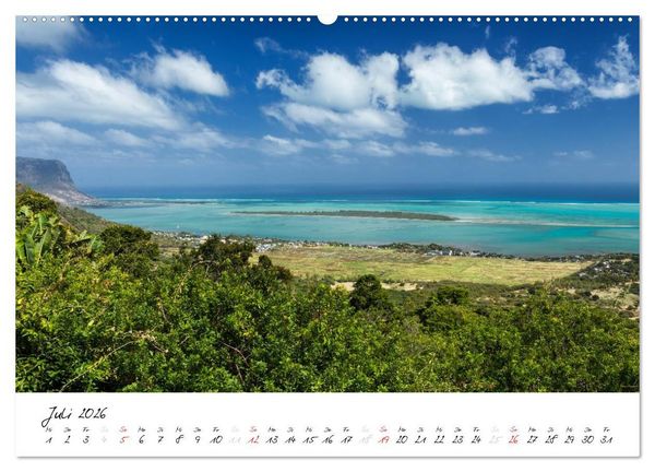 Produktbild: Mauritius - Insel zum Durchatmen (hochwertiger Premium Wandkalender 2026 DIN A2 quer), Kunstdruck in Hochglanz