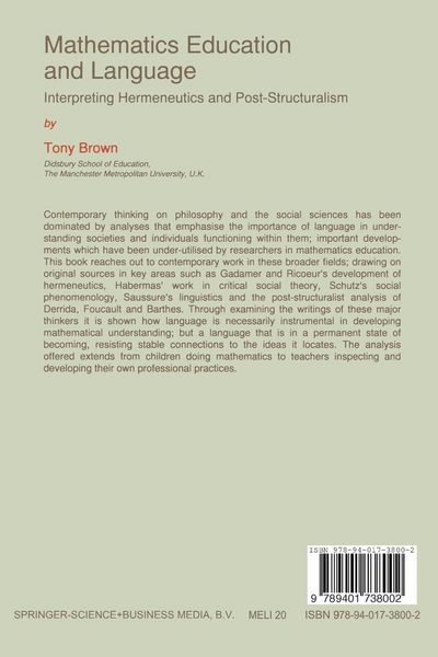 Produktbild: Mathematics Education and Language