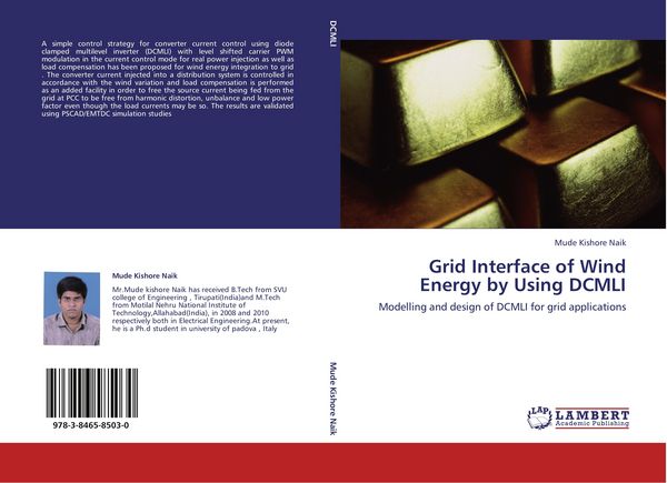 Produktbild: Grid Interface of Wind Energy by Using DCMLI