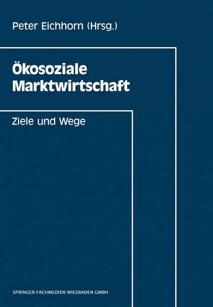 Produktbild: &Ouml;kosoziale Marktwirtschaft