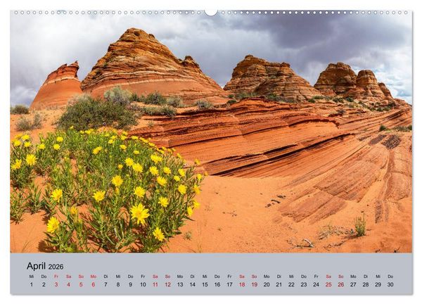 Produktbild: Magische Landschaften - Unterwegs im S&uuml;dwesten der USA (Wandkalender 2026 DIN A2 quer), CALVENDO Monatskalender