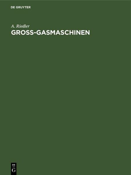 Produktbild: Gross-Gasmaschinen