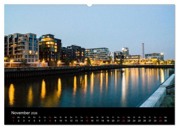 Produktbild: Hafencity Hamburg &ndash; die Perspektive (Wandkalender 2026 DIN A2 quer), CALVENDO Monatskalender