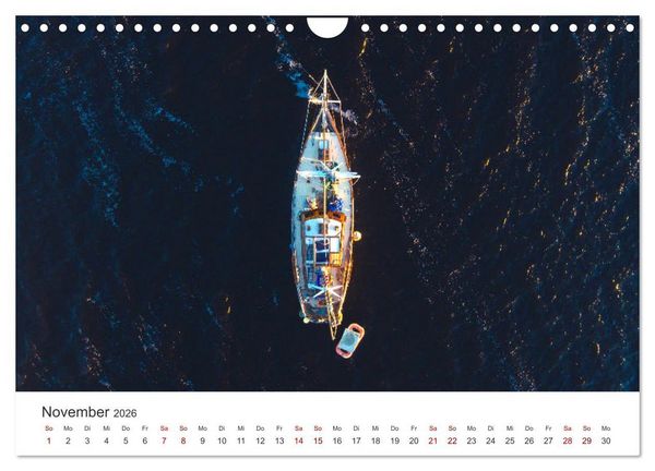 Produktbild: Segeln - Kurs aufs offene Meer. (Wandkalender 2026 DIN A4 quer), CALVENDO Monatskalender