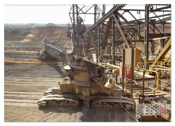 Produktbild: Giganten im Tagebau Garzweiler II (Wandkalender 2026 DIN A2 quer), CALVENDO Monatskalender