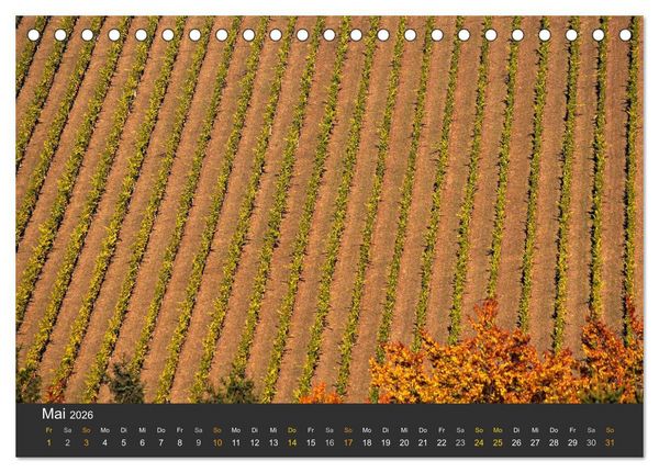 Produktbild: Die S&uuml;dsteirischen Weinstrasse (Tischkalender 2026 DIN A5 quer), CALVENDO Monatskalender