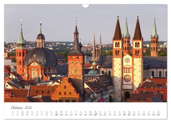 Produktbild: W&uuml;rzburg Die Barockstadt am Main (Wandkalender 2026 DIN A3 quer), CALVENDO Monatskalender
