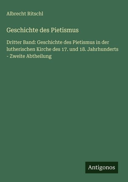 Produktbild: Geschichte des Pietismus