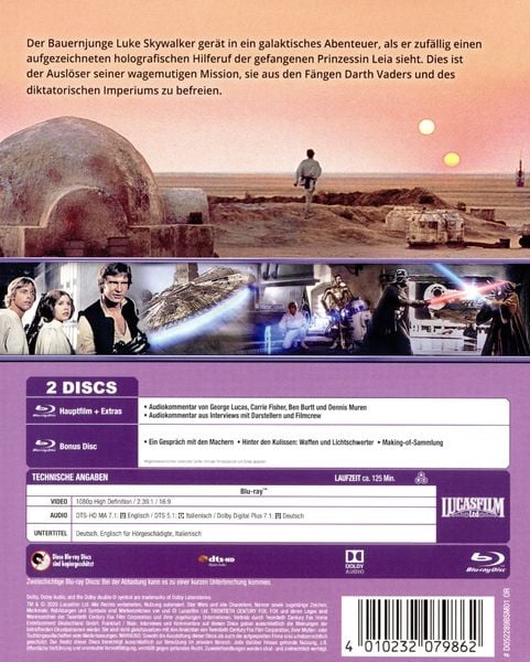 Produktbild: Star Wars - Eine neue Hoffnung (+ Bonus-Blu-ray)
