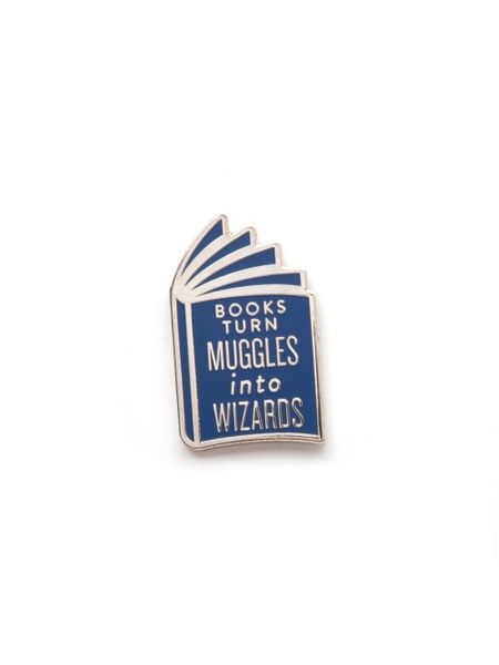 Produktbild: Books Turn Muggles into Wizards Enamel Pin