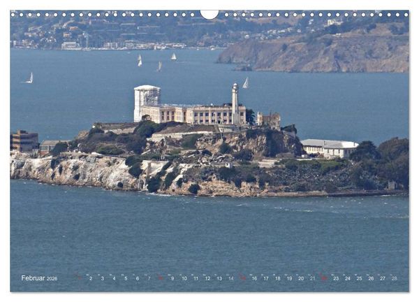 Produktbild: San Francisco Westk&uuml;ste USA (Wandkalender 2026 DIN A3 quer), CALVENDO Monatskalender