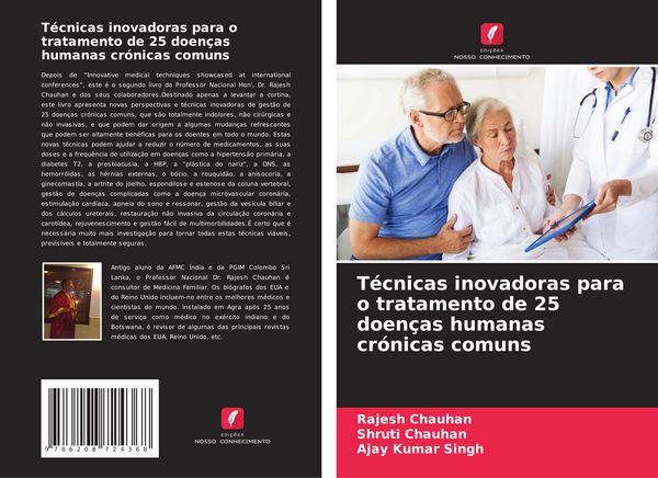 Produktbild: T&eacute;cnicas inovadoras para o tratamento de 25 doen&ccedil;as humanas cr&oacute;nicas comuns