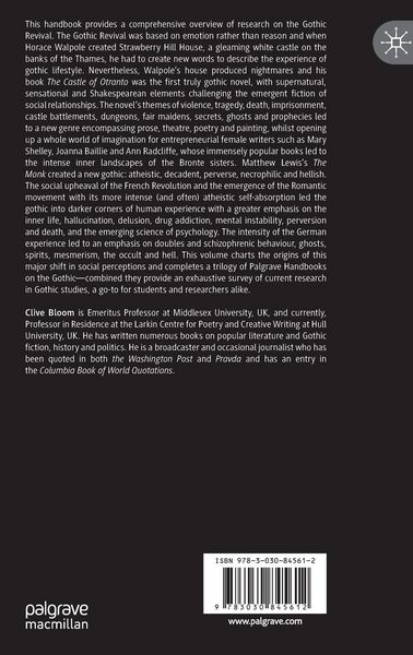 Produktbild: The Palgrave Handbook of Gothic Origins
