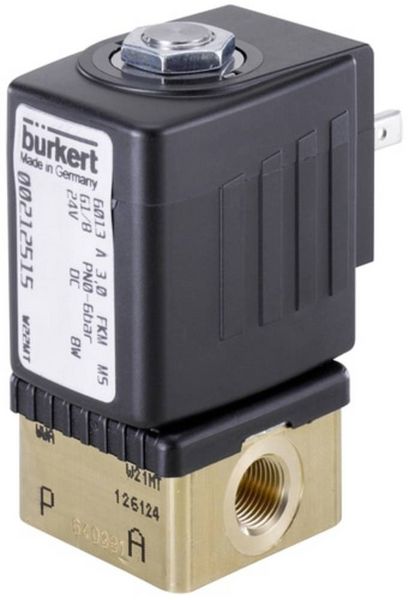 Produktbild: B&uuml;rkert Direktgesteuertes Ventil 125304 6013 230 V/AC G 1/4 Muffe Nennweite (Details) 3 mm 1 St.