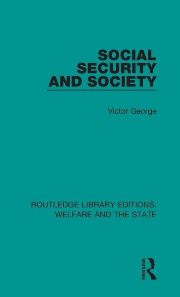 Produktbild: Social Security and Society
