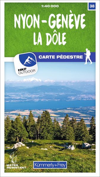 Produktbild: Nyon-Gen&egrave;ve 38 Wanderkarte 1:40 000 matt laminiert
