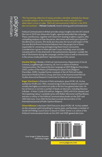 Produktbild: Political Communication in Britain