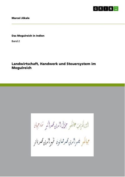 Produktbild: Landwirtschaft, Handwerk und Steuersystem im Mogulreich