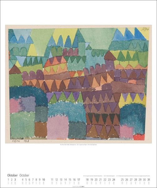 Produktbild: Paul Klee Kalender 2027