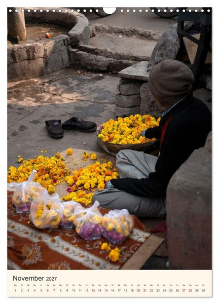 Produktbild: Stra&szlig;enleben in Rajasthan (Wandkalender 2027 DIN A3 hoch), CALVENDO Monatskalender