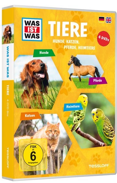 Produktbild: Was ist Was - Box 2/Tiere [4 DVDs]