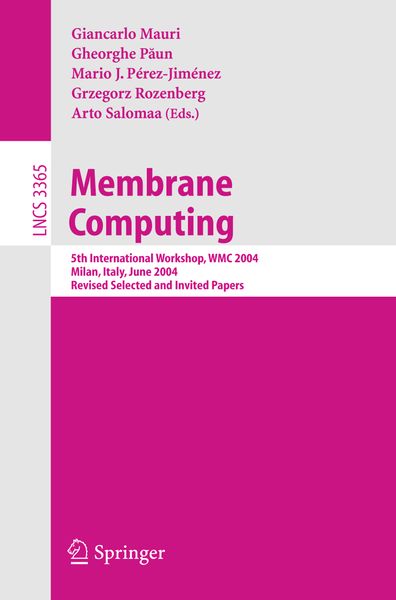 Produktbild: Membrane Computing