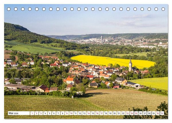 Produktbild: Weinberge um Jena (Tischkalender 2026 DIN A5 quer), CALVENDO Monatskalender
