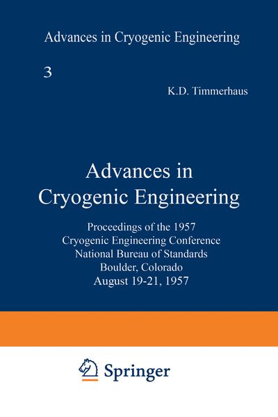 Produktbild: Advances in Cryogenic Engineering