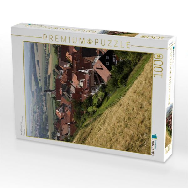 Produktbild: CALVENDO Puzzle Blick auf Schwalenberg | 1000 Teile Lege-Gr&ouml;&szlig;e 64x48cm Foto-Puzzle f&uuml;r gl&uuml;ckliche Stunden