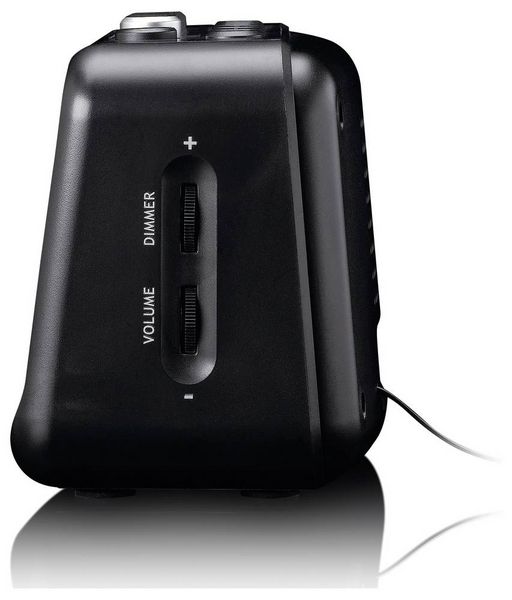 Produktbild: Lenco Tischradio FM, AM UKW, USB Weckfunktion Schwarz