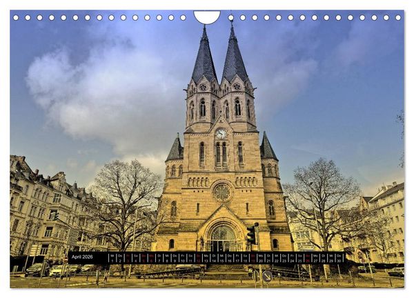 Produktbild: Wiesbaden Aquis Mattiacis (Wandkalender 2026 DIN A4 quer), CALVENDO Monatskalender