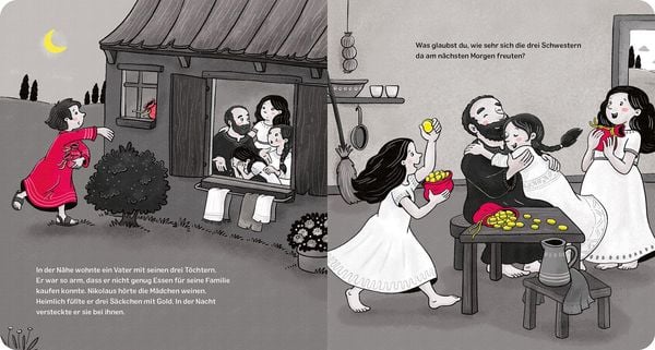 Produktbild: Die Geschichte vom heiligen Nikolaus Kontrastbuch (Pappbilderbuch)