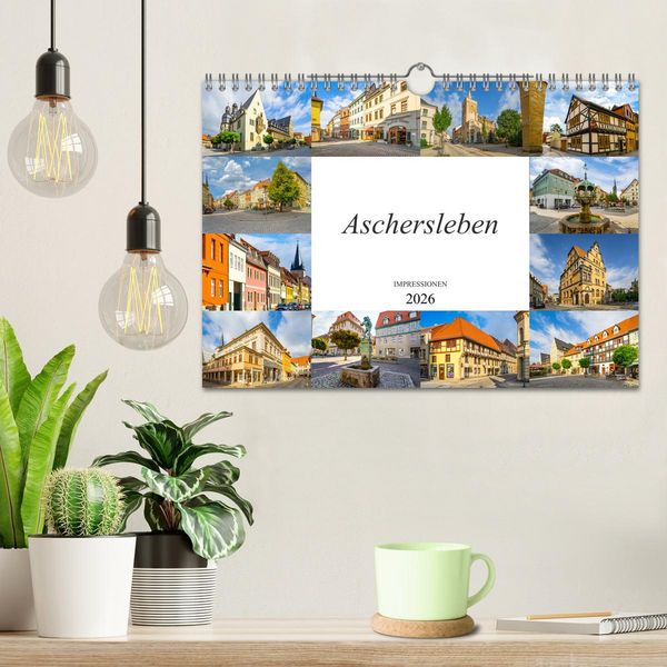 Produktbild: Aschersleben Impressionen (Wandkalender 2026 DIN A4 quer), CALVENDO Monatskalender